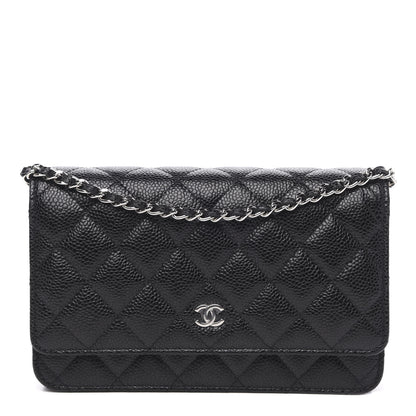 Chanel Caviar Quilted Wallet On Chain WOC Black 1 of 11