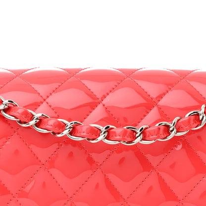 Chanel Patent Calfskin Quilted Medium Double Flap Red 8 of 12