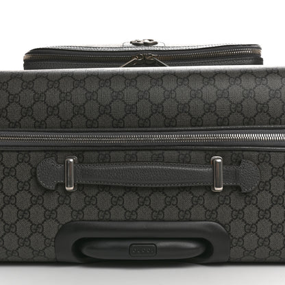 Gucci GG Supreme Monogram Medium Savoy Trolley Grey Black Graphite Grey 11 of 11