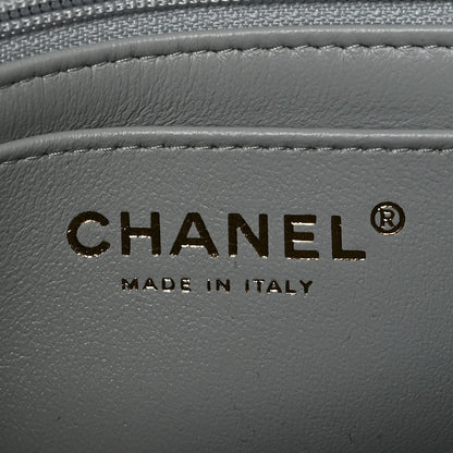 Chanel Lambskin Quilted Mini Rectangular Flap Grey 6 of 9