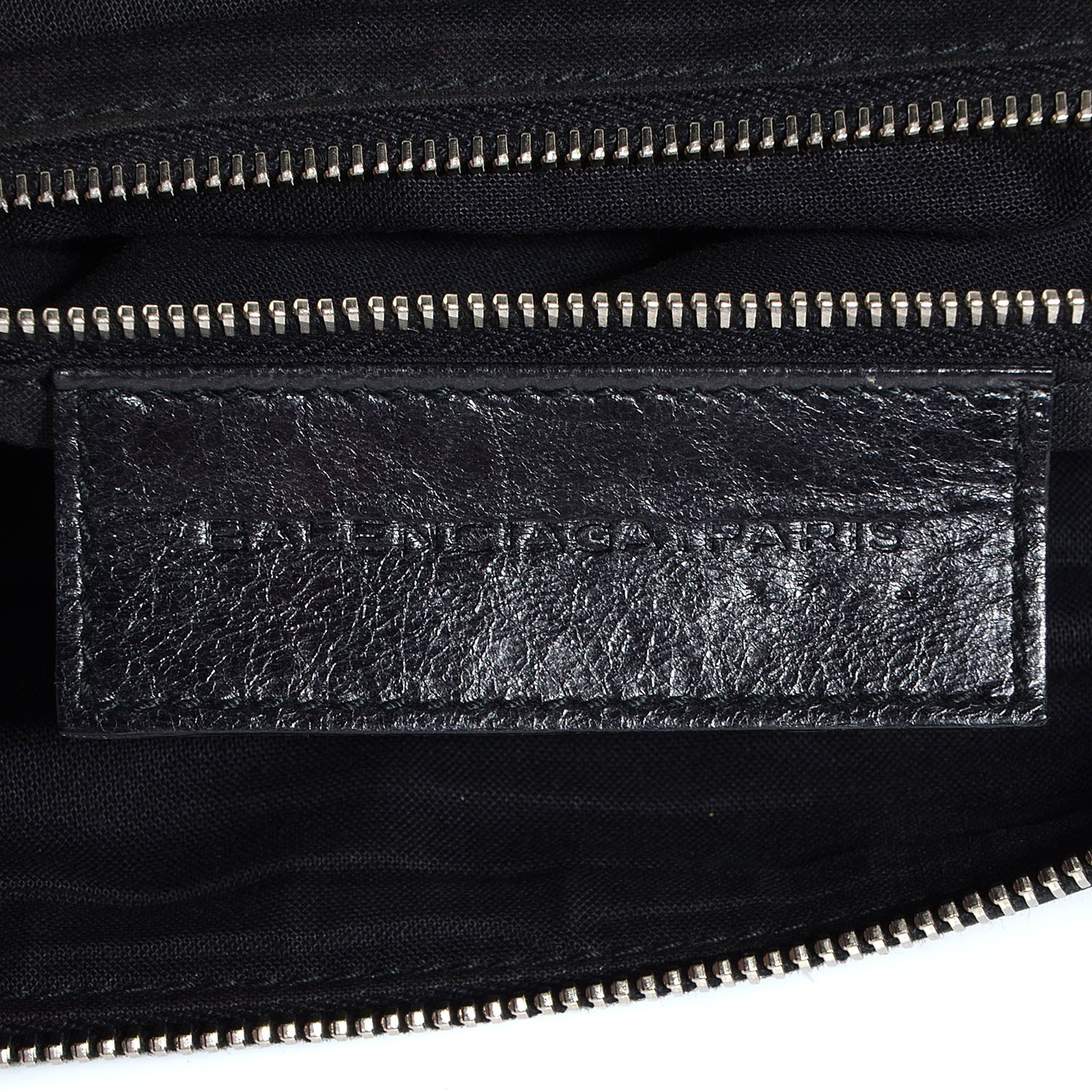 Balenciaga Chevre Giant 21 Silver Hardware Flat Handle Clutch Black 6 of 11