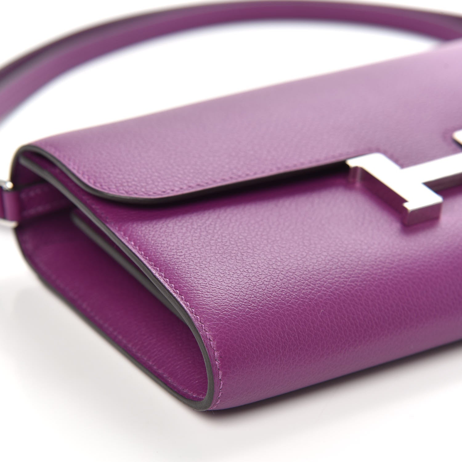 Hermes Evercolor Constance Wallet To Go Anemone 7 of 9
