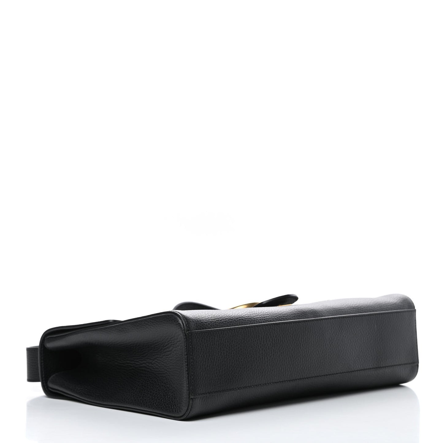 Calfskin GG Marmont Messenger Bag Black