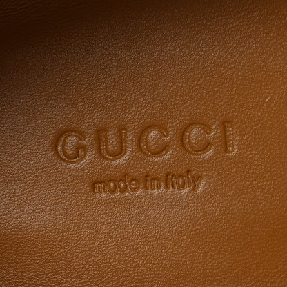 Gucci Goatskin Womens Horsebit Mid-Heel Loafers 38 Black 6 of 9