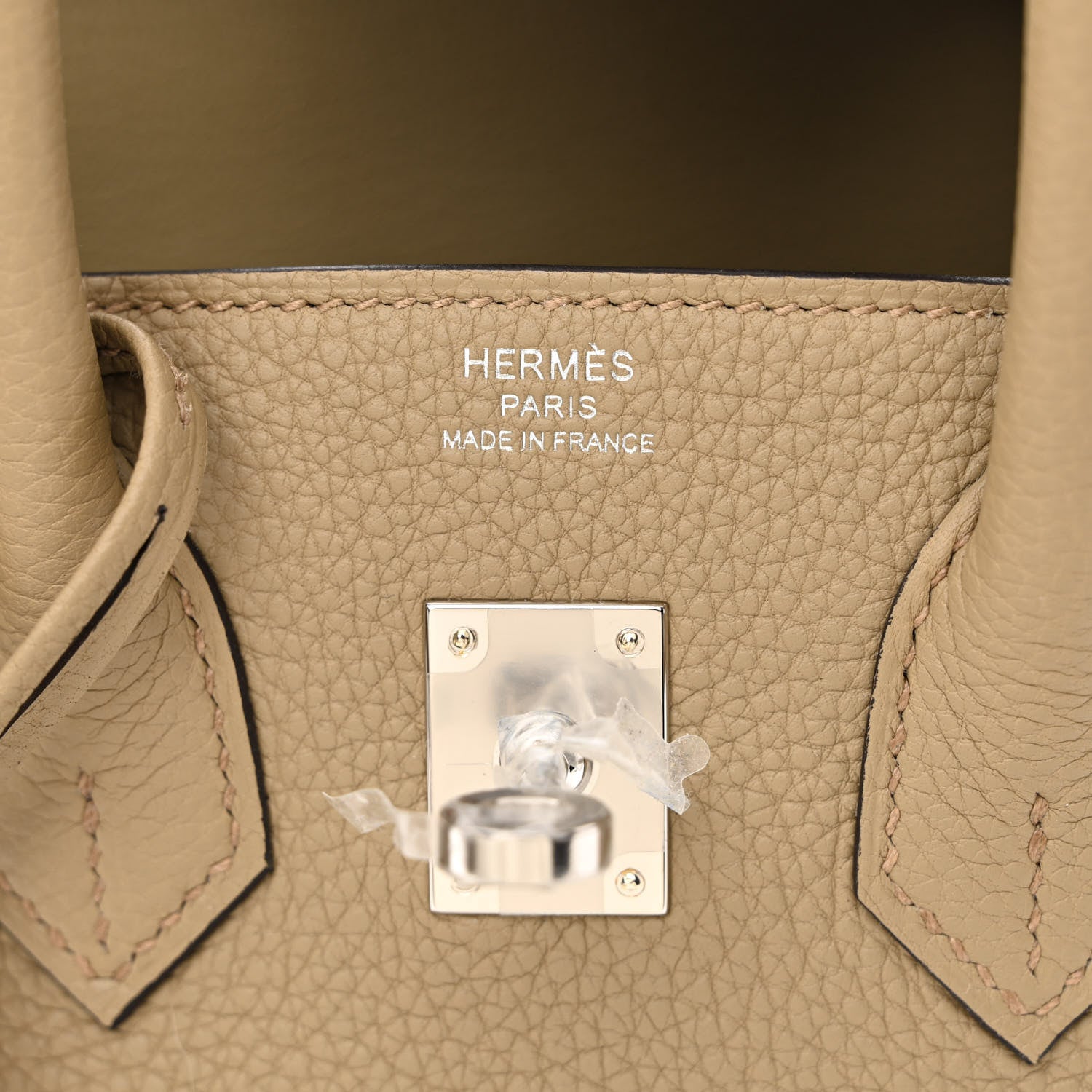 Hermes Togo Birkin 25 Beige Marfa 6 of 11