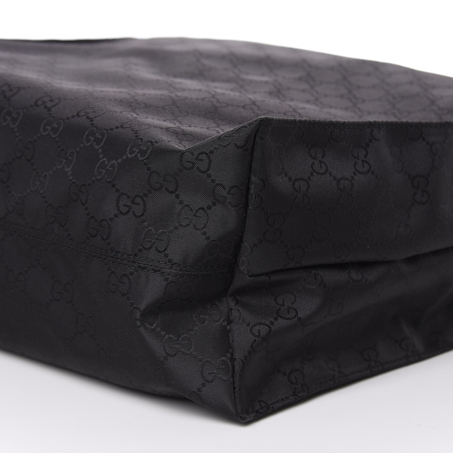 Gucci Nylon Monogram Vertical Tote Black 9 of 10