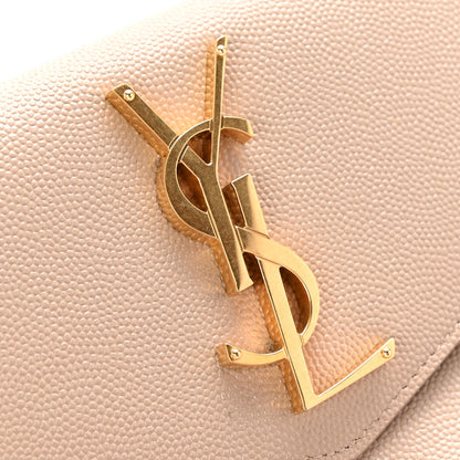 Saint Laurent Grain De Poudre Uptown Pouch Dark Beige 8 of 10