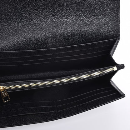 Louis Vuitton Empreinte Sarah Wallet NM Black 7 of 8