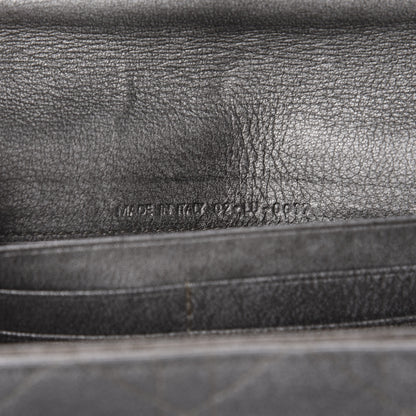 Christian Dior Metallic Grained Calfskin Cannage Clutch Wallet 8 of 10