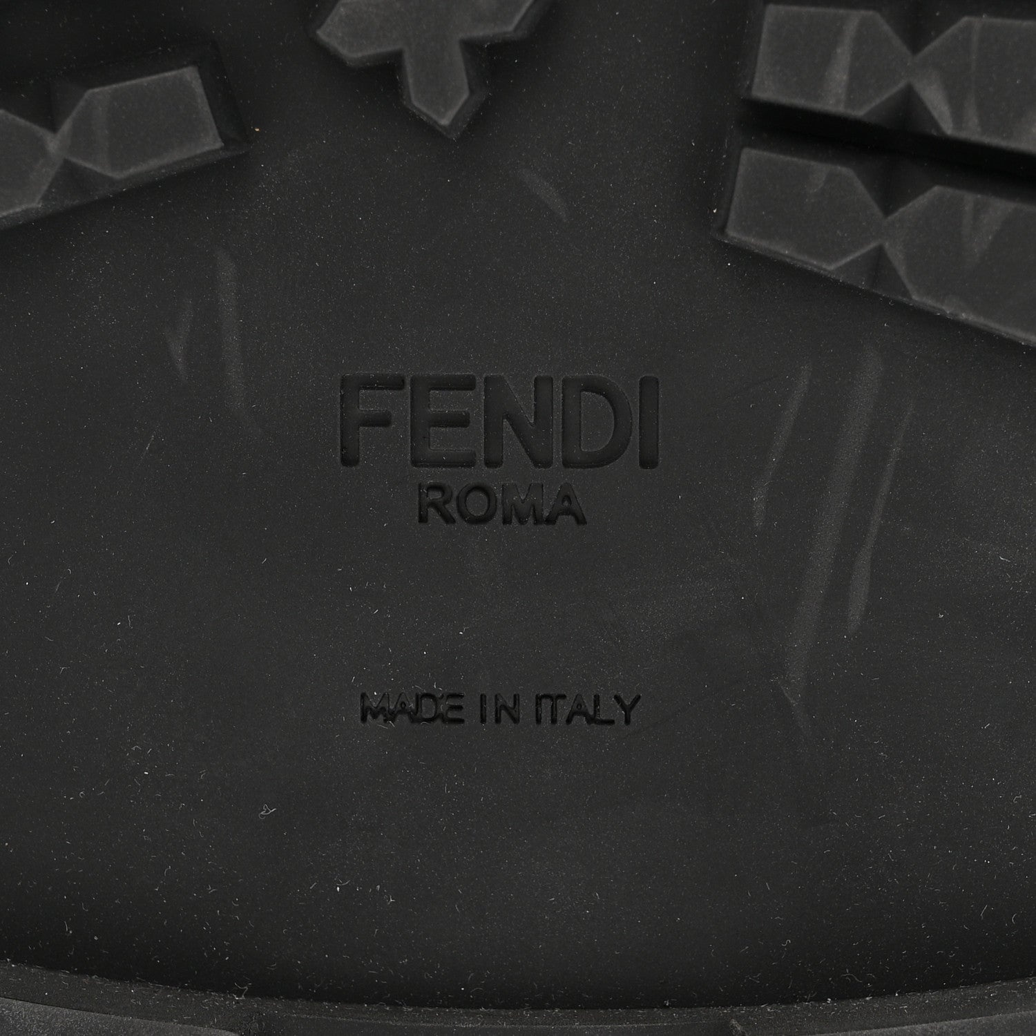 Fendi Vernice High-Tech Glazed Fabric FF Lug Sole Platform Sandals 39 Black Tobacco Moro 7 of 11
