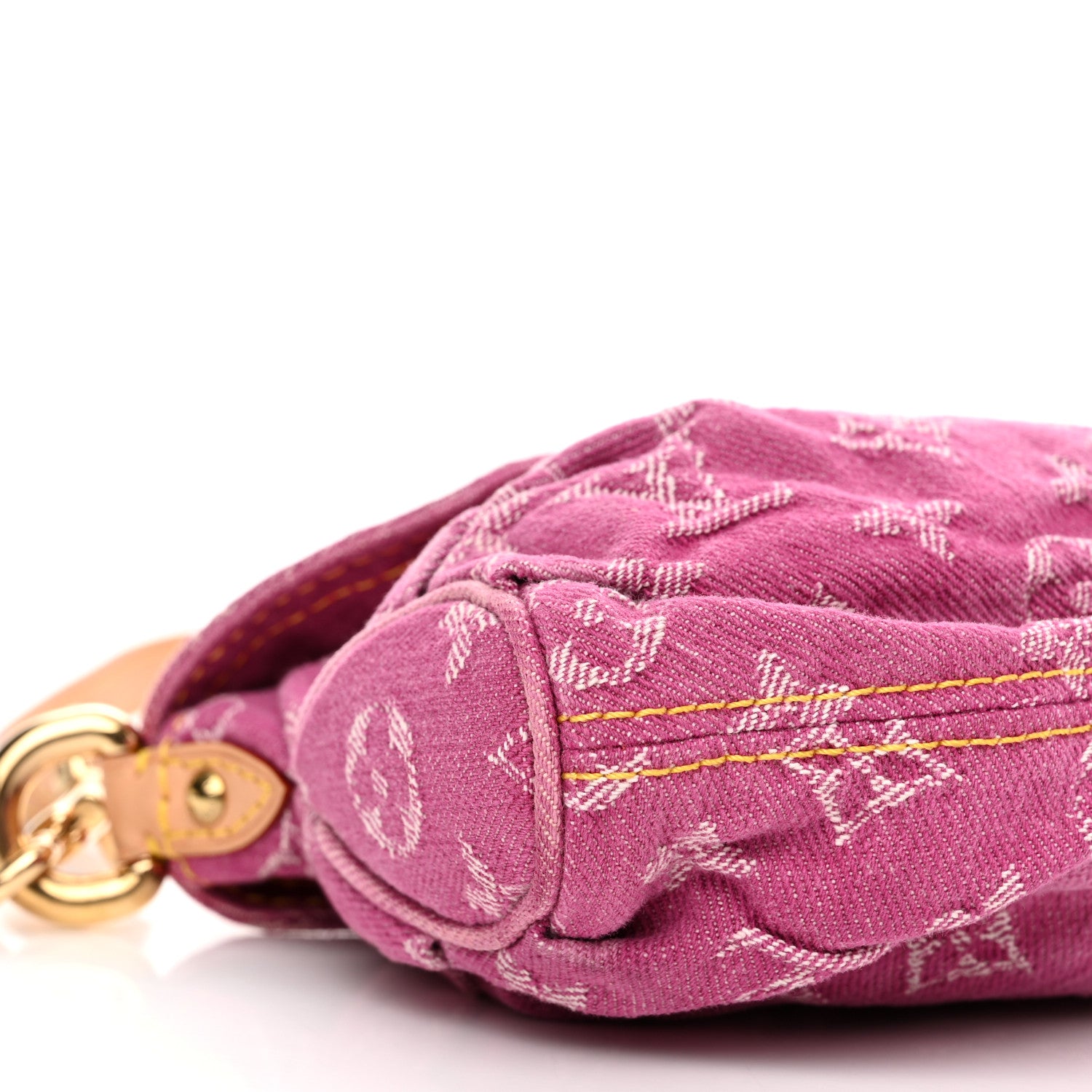 Louis Vuitton Monogram Denim Mini Pleaty Fuchsia 9 of 11