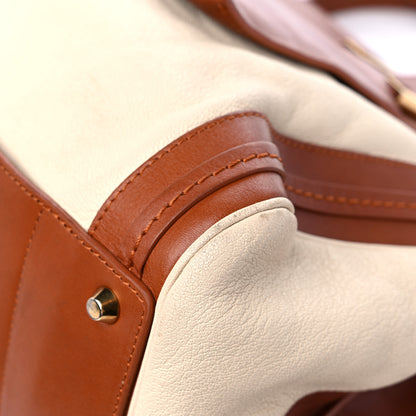 Chloe Calfskin Large Alice Satchel Husky White Tan 10 of 14