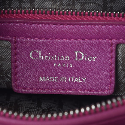 Christian Dior Lambskin Cannage Medium Lady Dior Pink 6 of 17