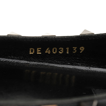 Valentino Garavani Nappa Crystal Rockstud Flats 39 Black 7 of 8