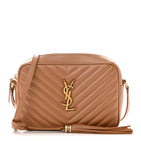 Calfskin Matelasse Monogram Lou Camera Bag Cinnamon