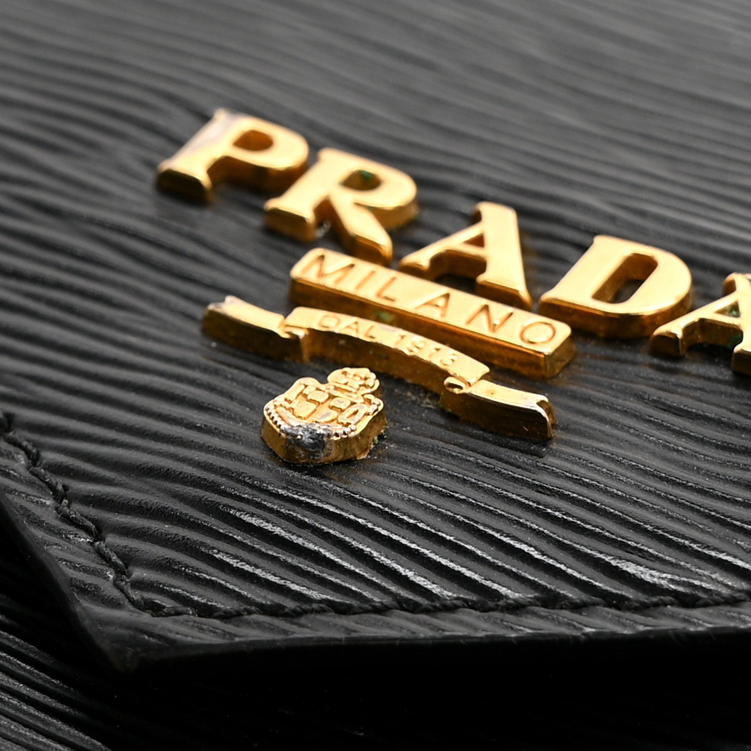 Prada Vitello Move Envelope Wallet Black 9 of 10