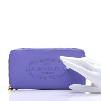 Louis Vuitton Calfskin Articles de Voyage Zippy Wallet Lilac 2 of 10