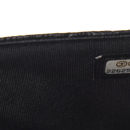 Chanel Calfskin Quilted Chain Around Boy Wallet On Chain WOC Black 8 of 10