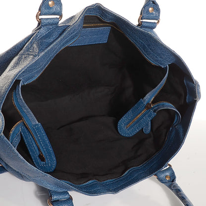 Balenciaga Agneau Giant 12 Rose Gold Hardware Part Time Bleu Cobalt 5 of 15
