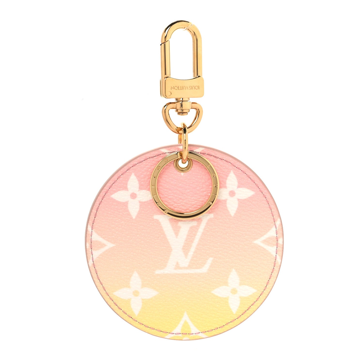 Louis Vuitton Monogram By The Pool Illustre Bag Charm Key Holder Light Pink 1 of 5