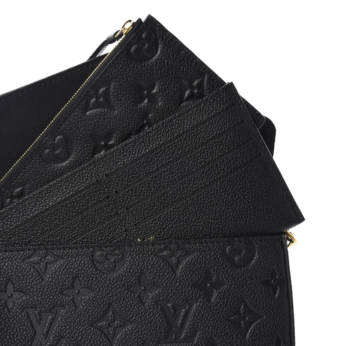 Empreinte Pochette Felicie Chain Wallet Black