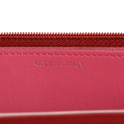 Chanel Lambskin Quilted Wallet On Chain WOC Red Pink 8 of 9