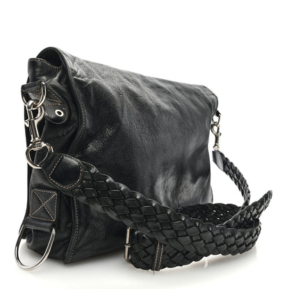 Gucci Calfskin Messenger Bag Black 3 of 8