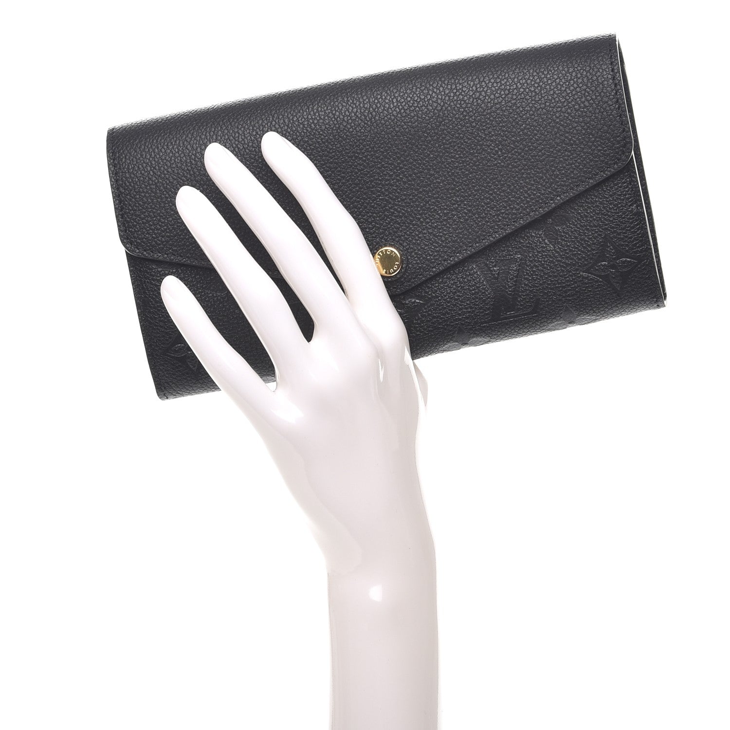 Louis Vuitton Empreinte Sarah Wallet NM Black 2 of 8