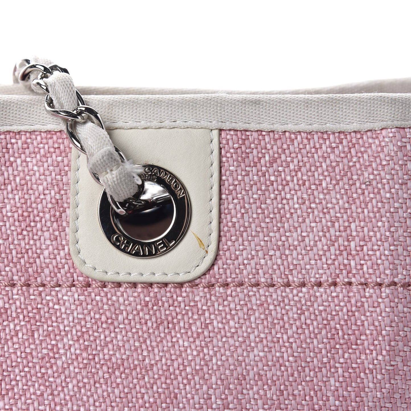 Canvas Small Deauville Tote Pink