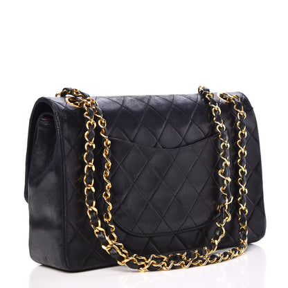Chanel Lambskin Quilted Medium Double Flap Black 4 of 9