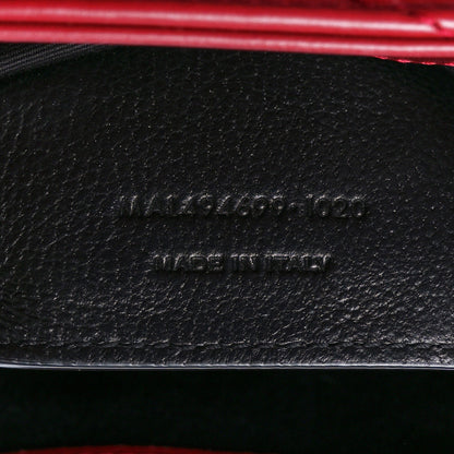 Saint Laurent Calfskin Y Quilted Monogram Small Loulou Chain Satchel Red 8 of 12