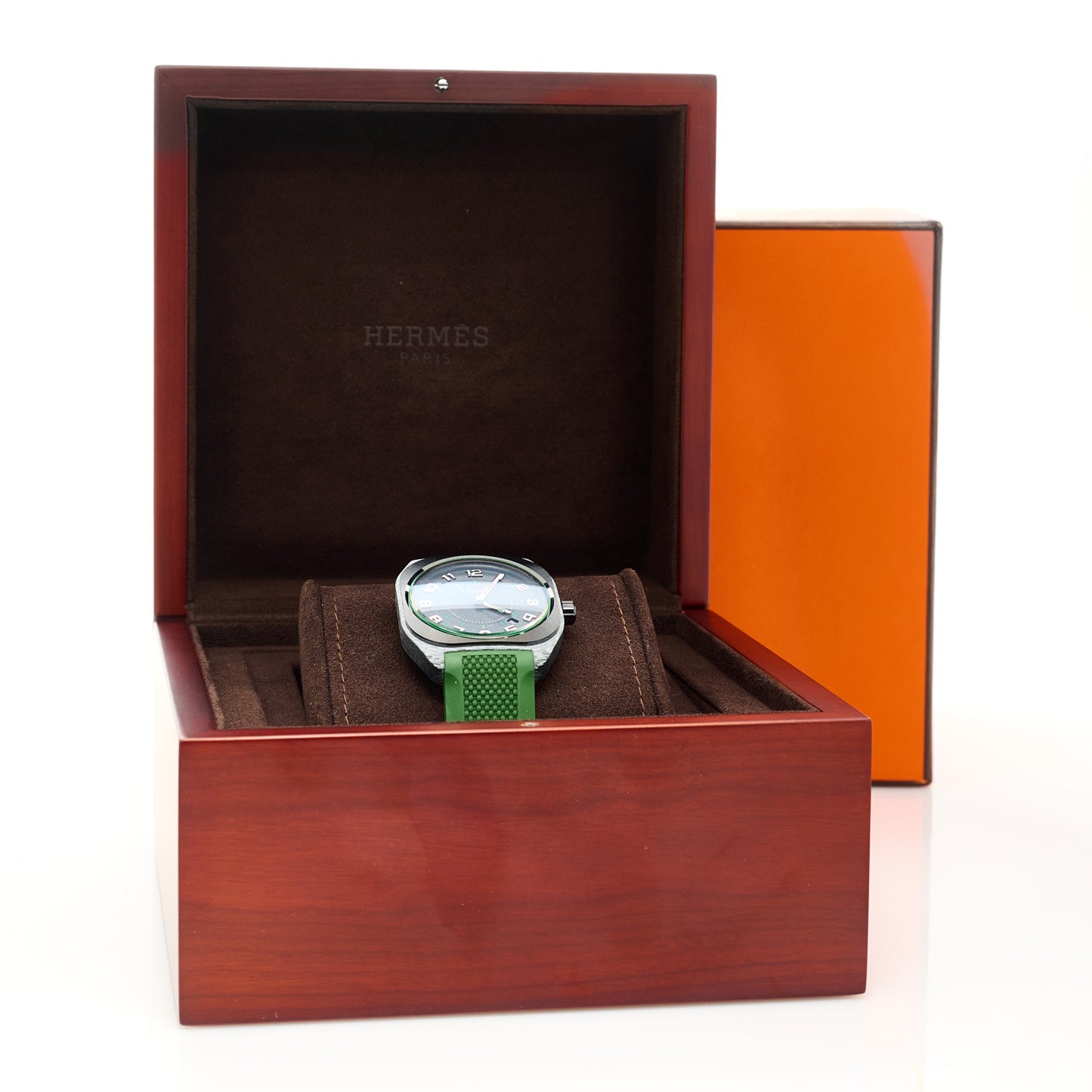 Glass Fiber Ceramic Rubber 39mm H08 Automatic Watch Vert