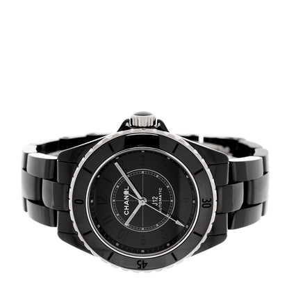 Chanel Stainless Steel Ceramic 38mm J12 Phantom Automatic Watch Black 2 of 4