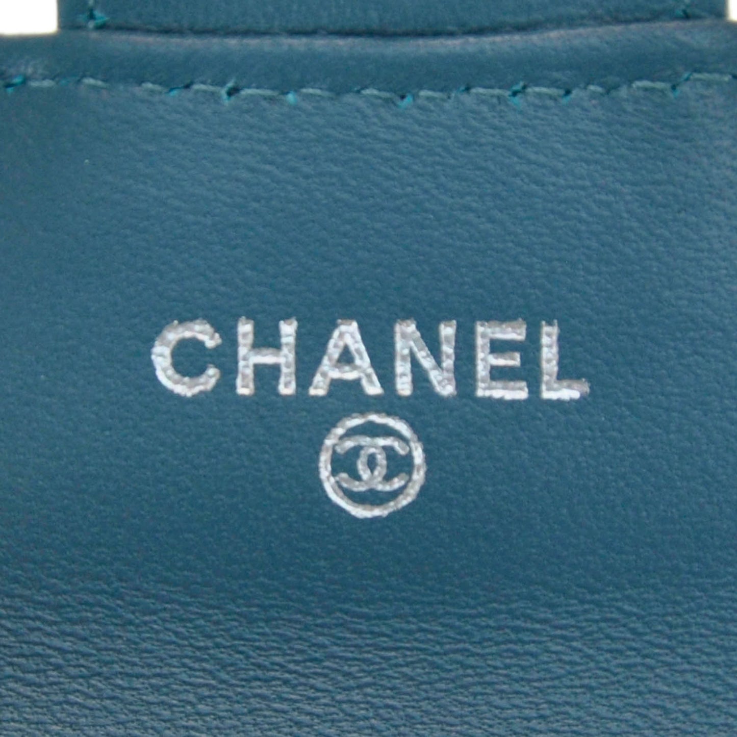 Lambskin Coin Purse Turquoise