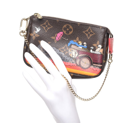 Louis Vuitton Monogram 2015 Christmas Animation Mini Pochette Accessories 2 of 8
