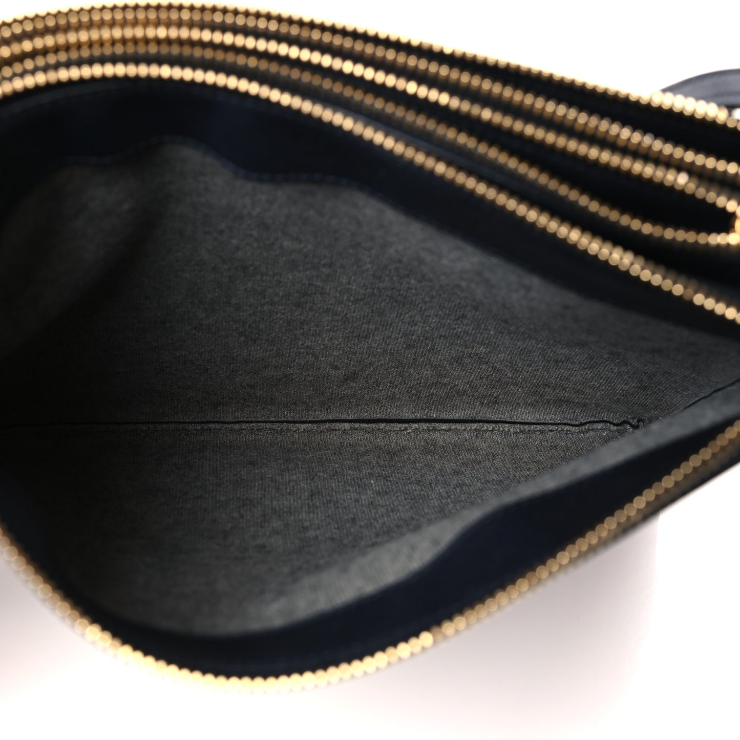 Lambskin Large Trio Crossbody Bag Navy Blue