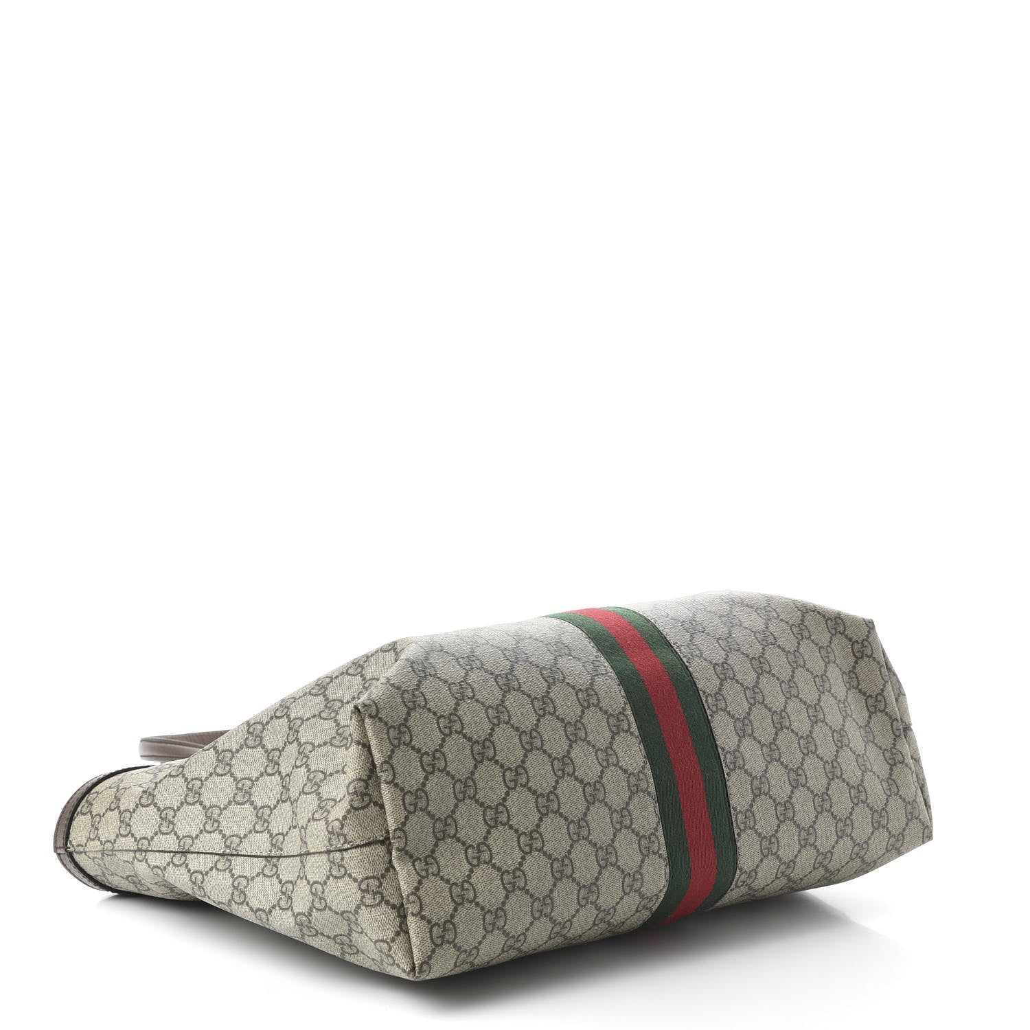 Gucci GG Supreme Monogram Medium Ophidia Shopping Tote Brown 4 of 10