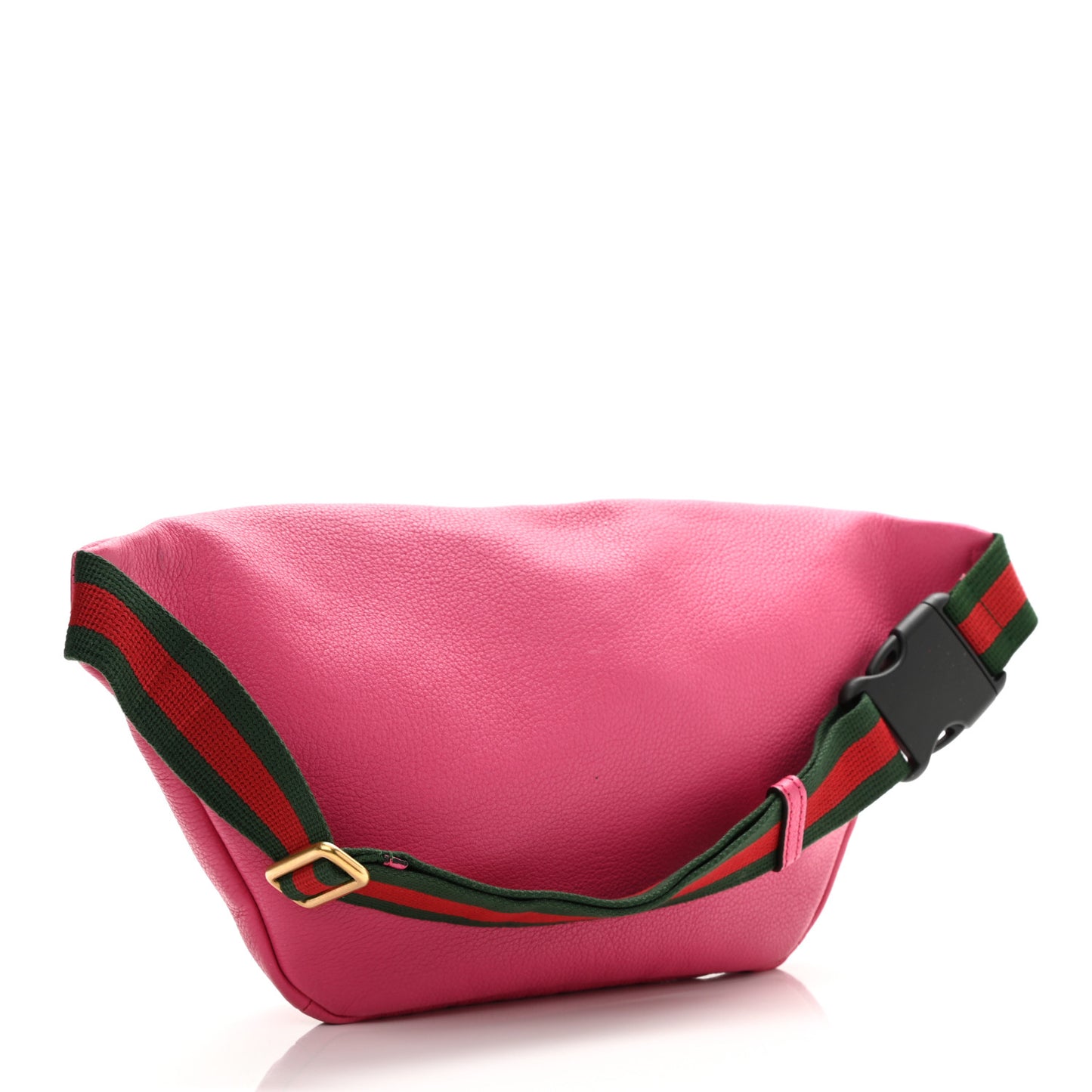 Grained Calfskin Small Logo Belt Bag Box Pink Green