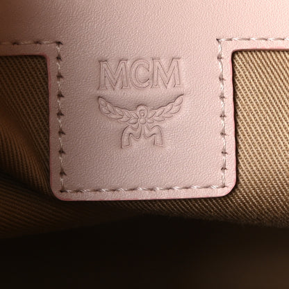 MCM Visetos Medium Aren Hobo Powder Pink 6 of 9