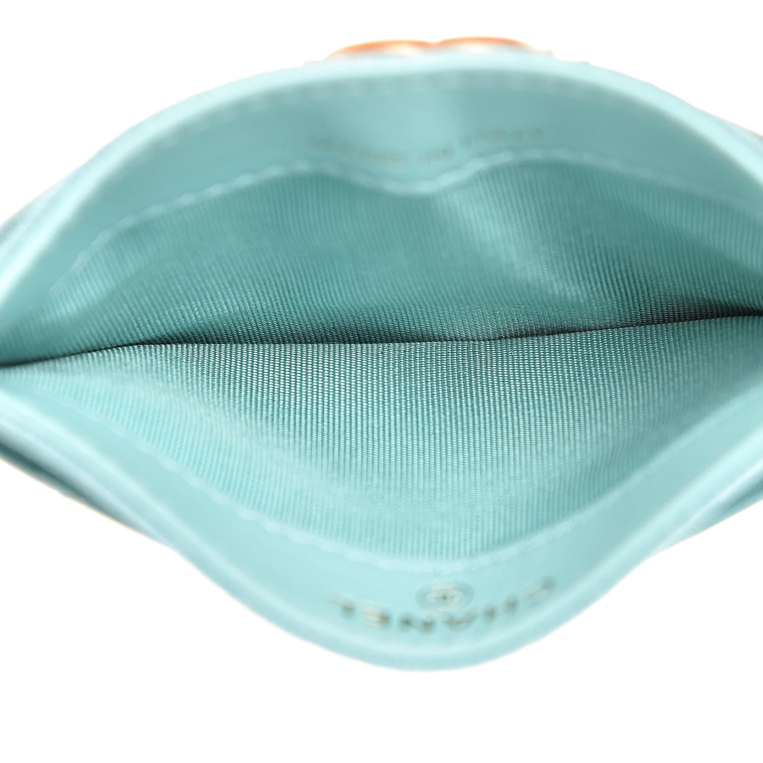 Chanel Caviar Quilted Boy Card Holder Light Blue 5 of 9