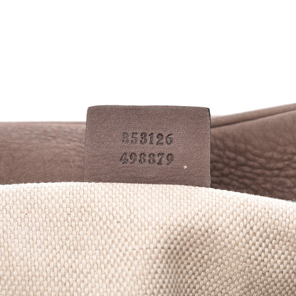 Gucci Vitello Range Medium Soho Bowler Grey Field 7 of 16