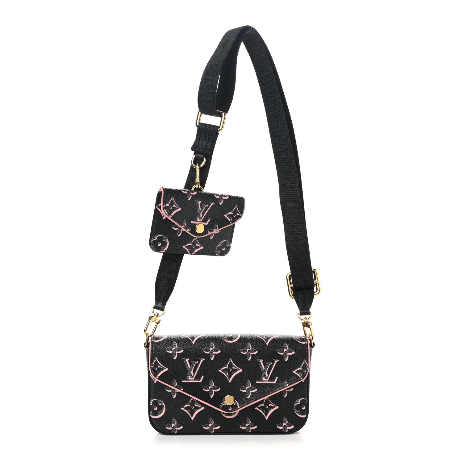 Louis Vuitton Monogram Fall For You Felicie Strap & Go Black 1 of 8