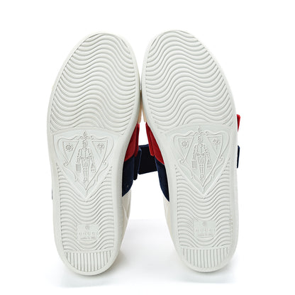 Gucci Calfskin Velvet Womens Bow Ace Sneakers 37.5 White 6 of 10