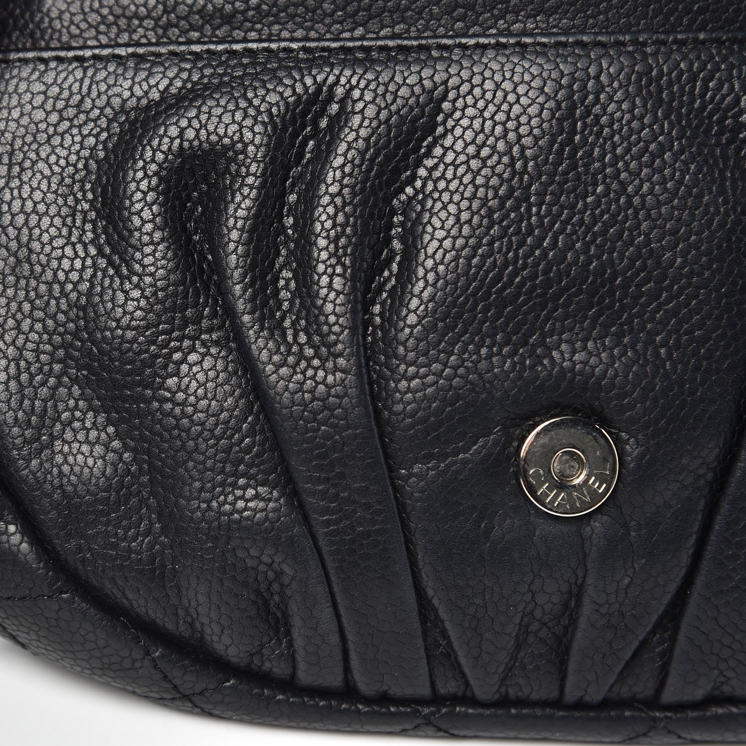 Chanel Caviar Half Moon Wallet On Chain WOC Black 11 of 15