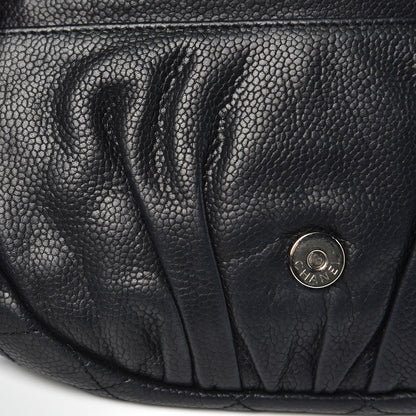 Chanel Caviar Half Moon Wallet On Chain WOC Black 11 of 15