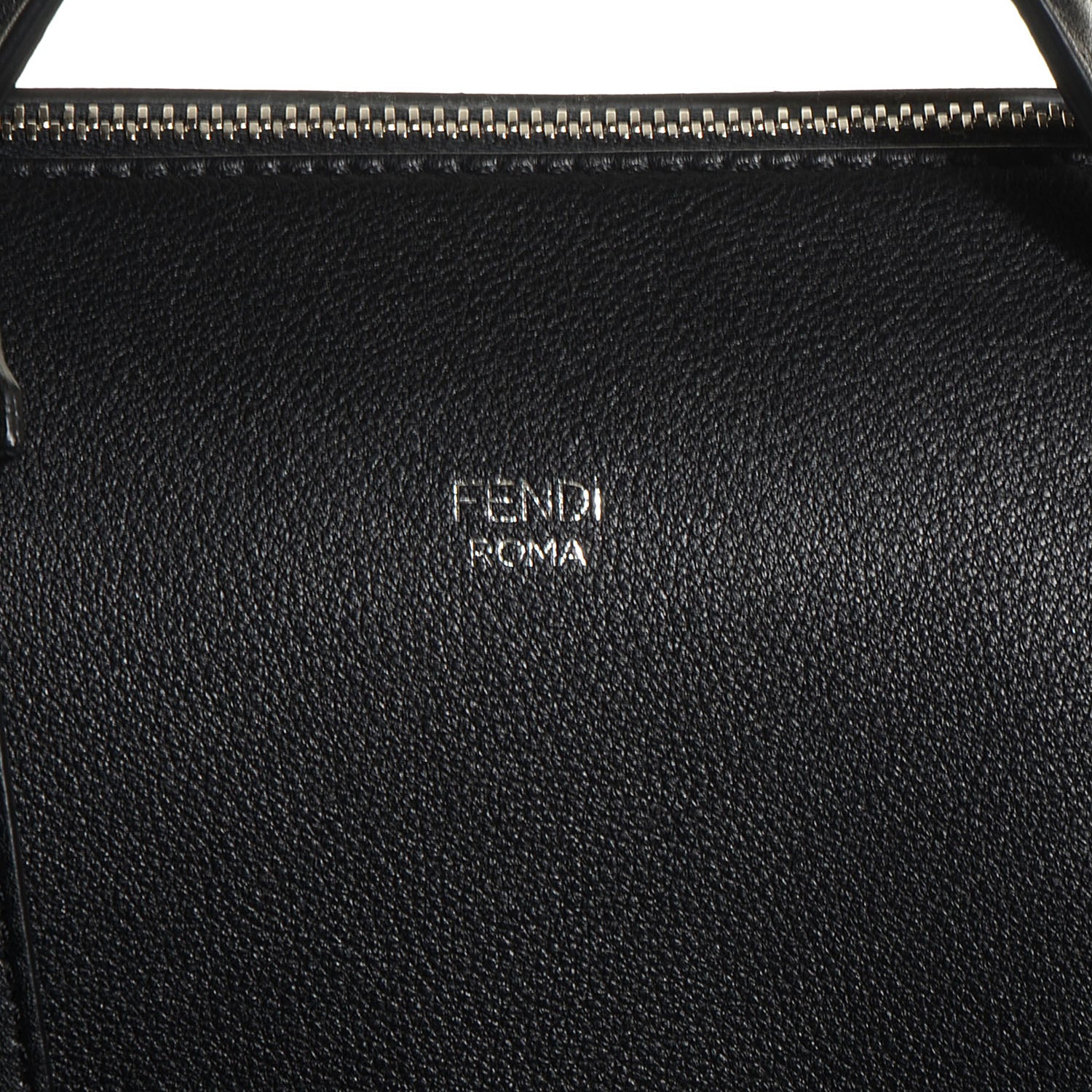 Fendi Vitello Dolce Marmol Medium By The Way Boston Bag Black 11 of 11