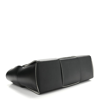 Bottega Veneta Nappa Maxi Intrecciato Arco Tote Black White 5 of 15