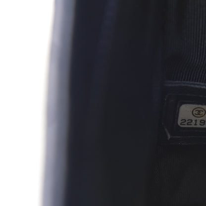 Chanel Lambskin Quilted Flap Shoulder Bag Navy Blue 7 of 11