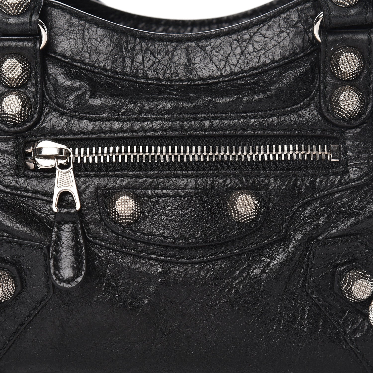 Balenciaga Agneau Giant 12 Silver Hardware Mini City Black 8 of 12