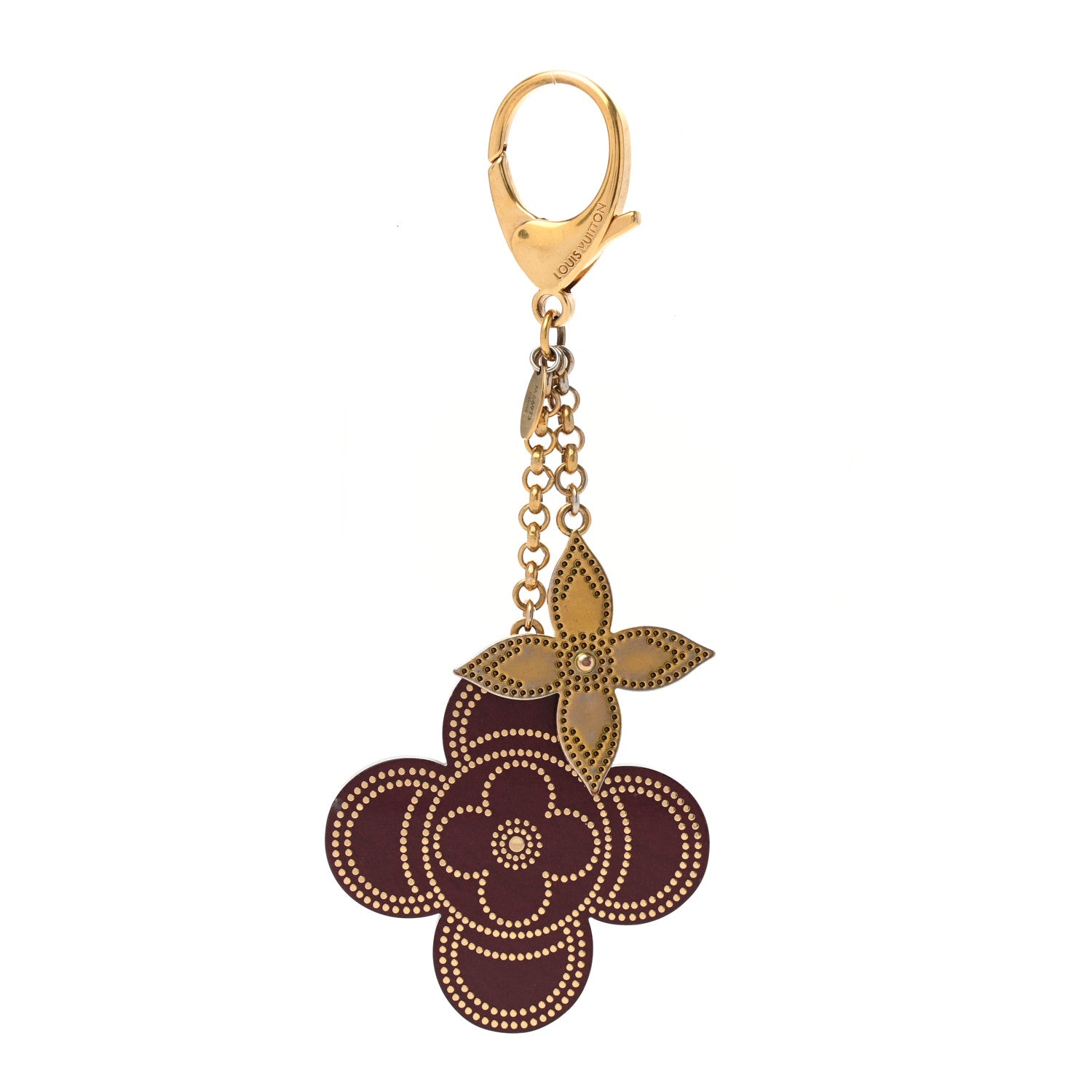 Louis Vuitton Stipply Flower Bag Charm Rouge Fauviste 1 of 5